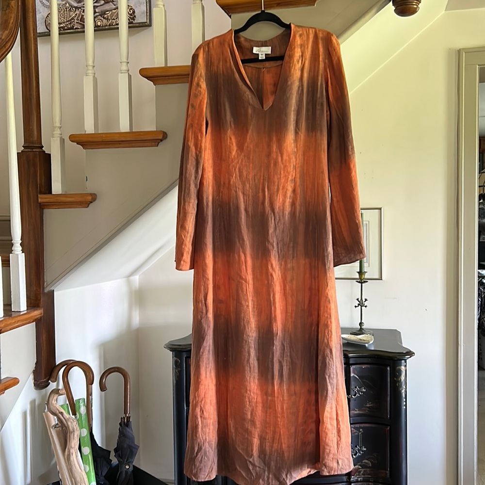 Gabrielle Carlson Silk Maxi Dress
